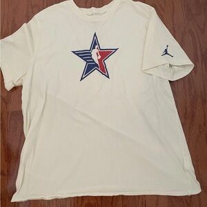 Nike Jordan All Star NBA Cream T-Shirt